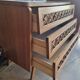 Commode rotin de 1970