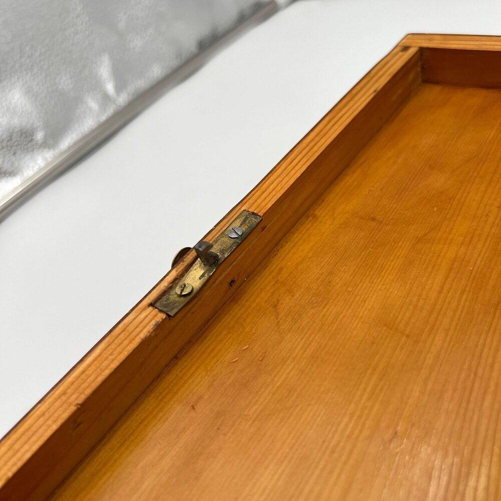 Biedermeier Jewelry Box in Cherry Wood, Ash & Brass, Southern Germany, 1820s