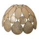 Mother-of-pearl and brass suspension