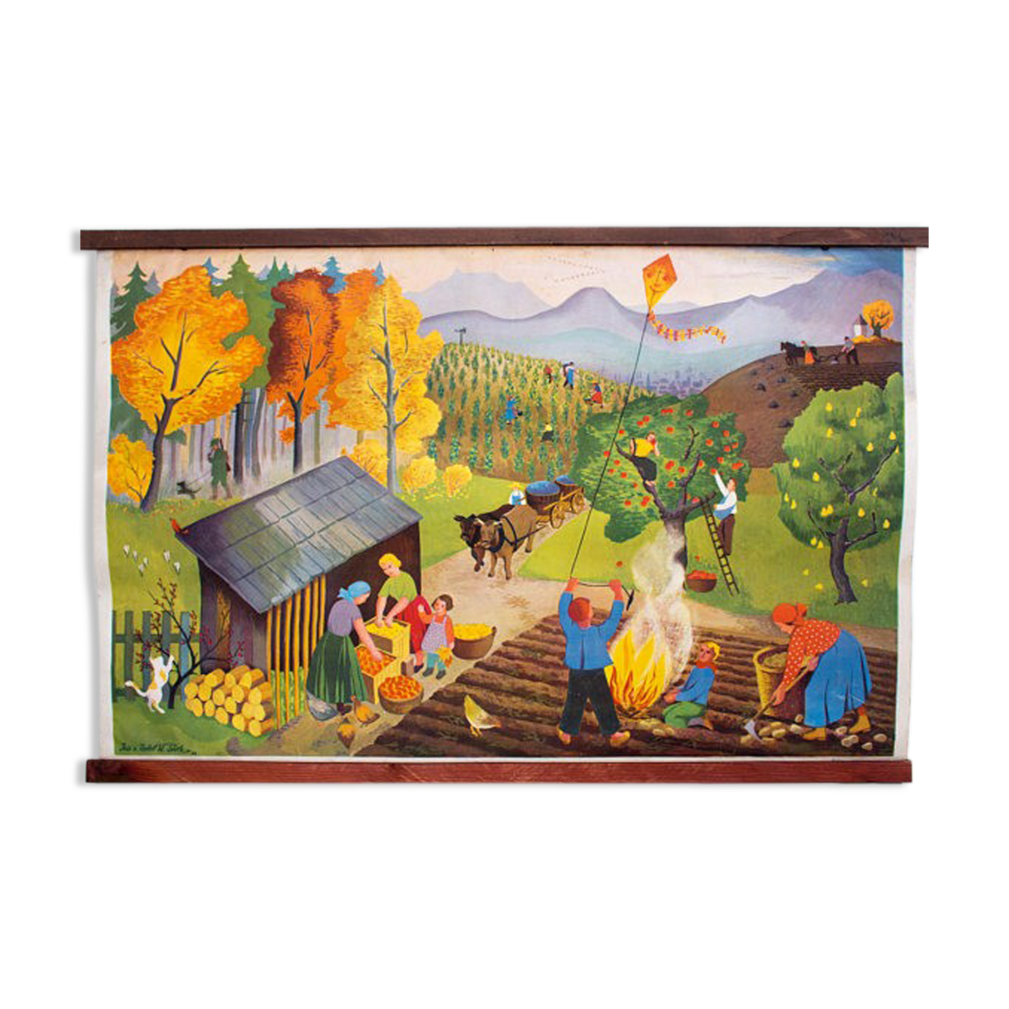 Affiche "Automne" 1952