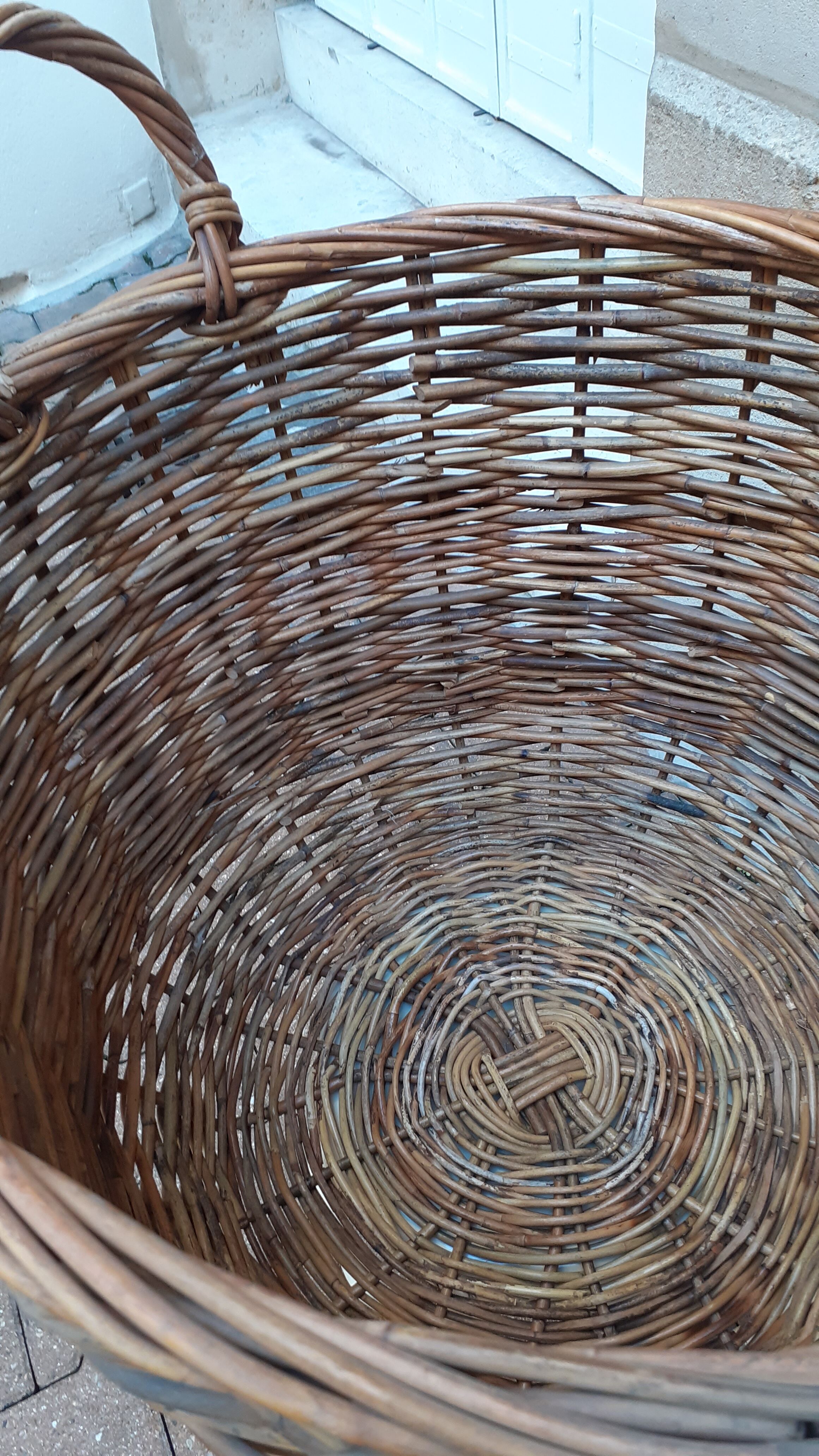 Large wicker basket