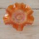 Carnival glass bowl