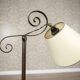 Metal Floor Lamp with Adjustable Head, Early 20th Century