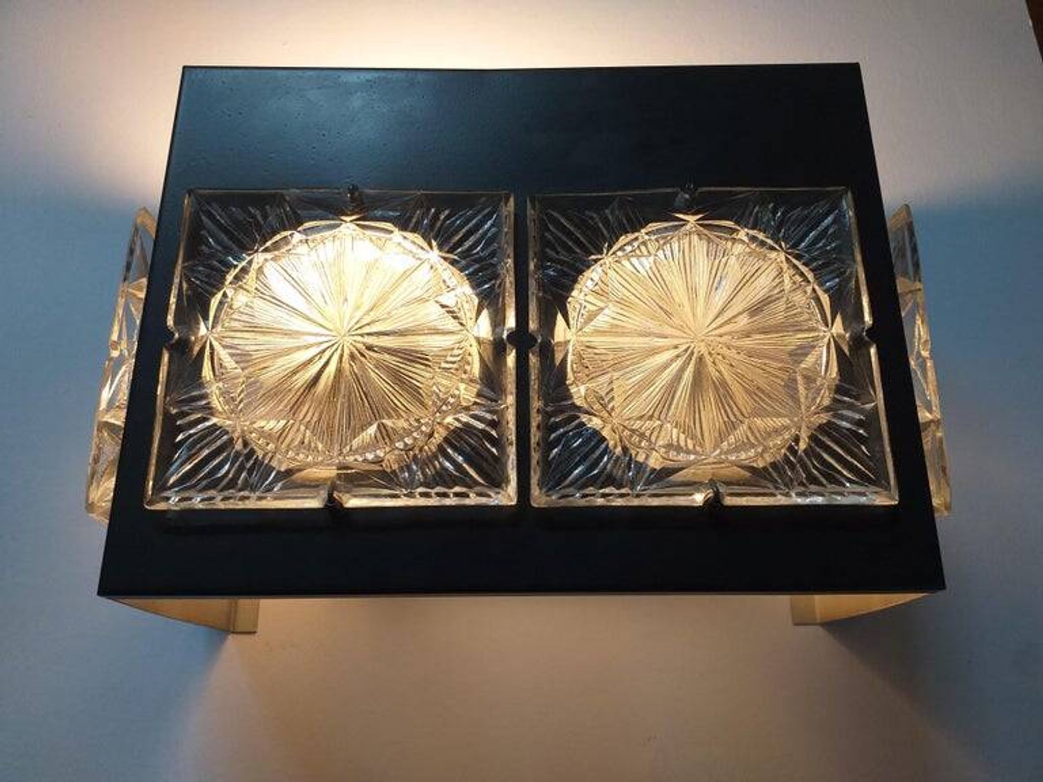 Pair of Midcentury Wall Lamps Napako, Josef Hurka, 1970s