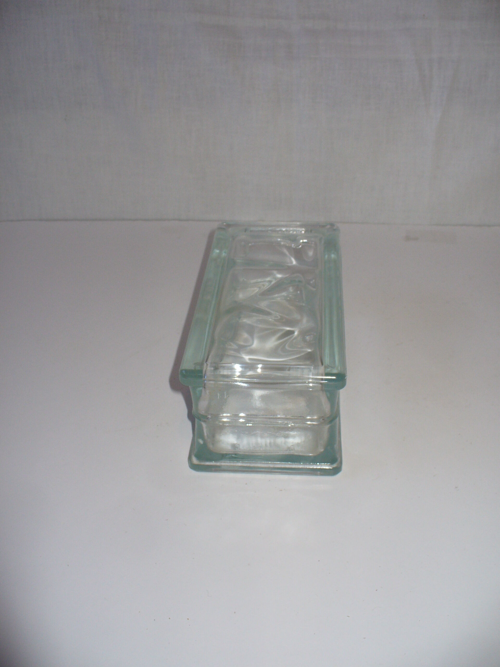 Weck glass slab vase from the 70s