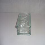 Weck glass slab vase from the 70s