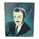 Tableau portait d'homme, attribué à Roger Schmitt circa 1960