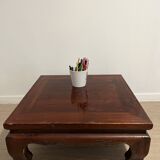 Table basse en bois massif – style asiatique