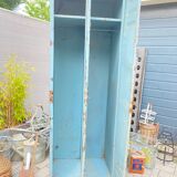 Vintage metal industrial wardrobe
