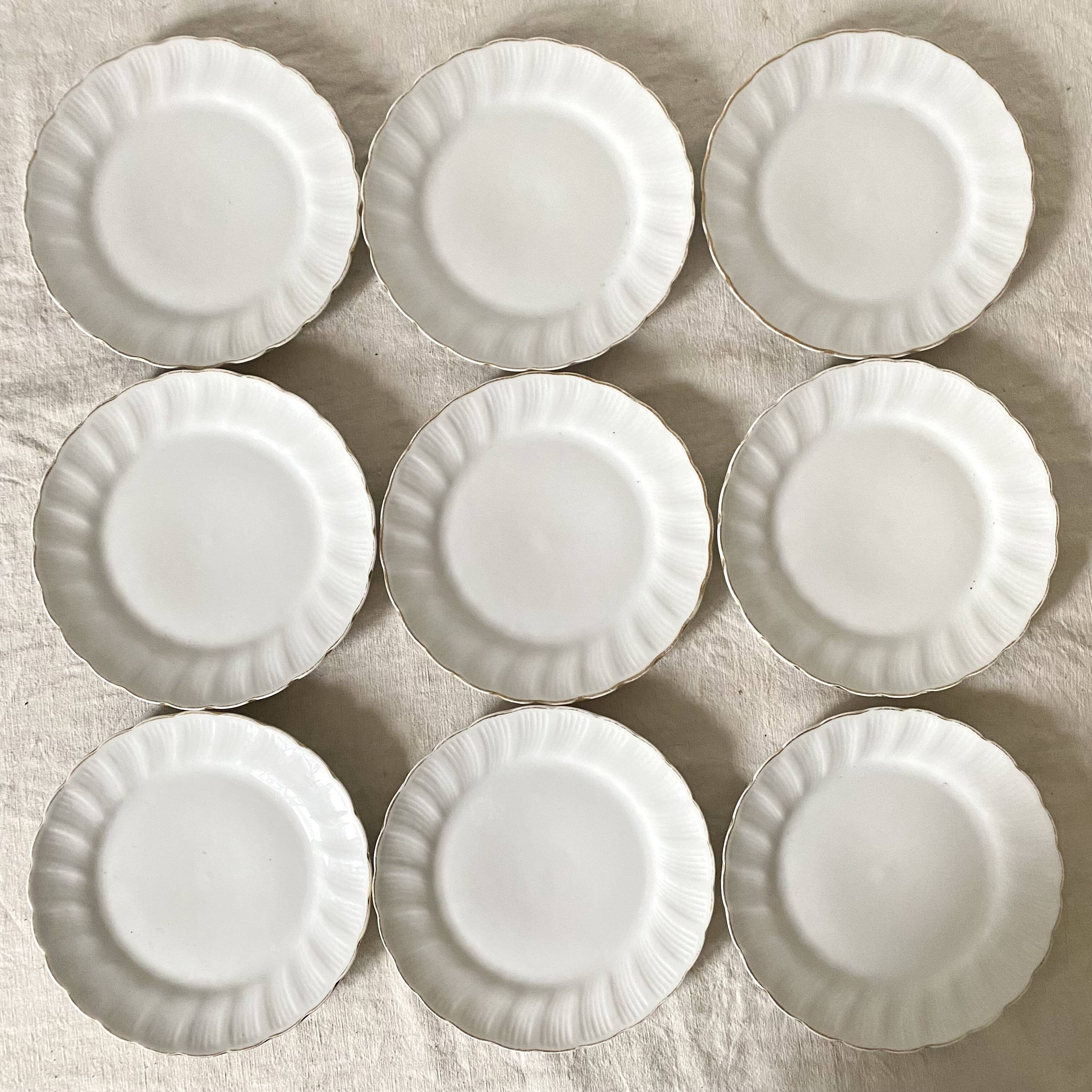 Bavaria Winterling Porcelain Dessert Plates