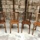 Série de 4 chaises bistrot Baumann N89