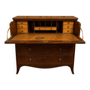 Commode-secrétaire anglaise - acajou