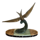 Sculpture "The Seagull" by G. Franjou, 20th century.