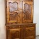 Bressan buffet with two bodies from the Louis XV period in walnut and elm.