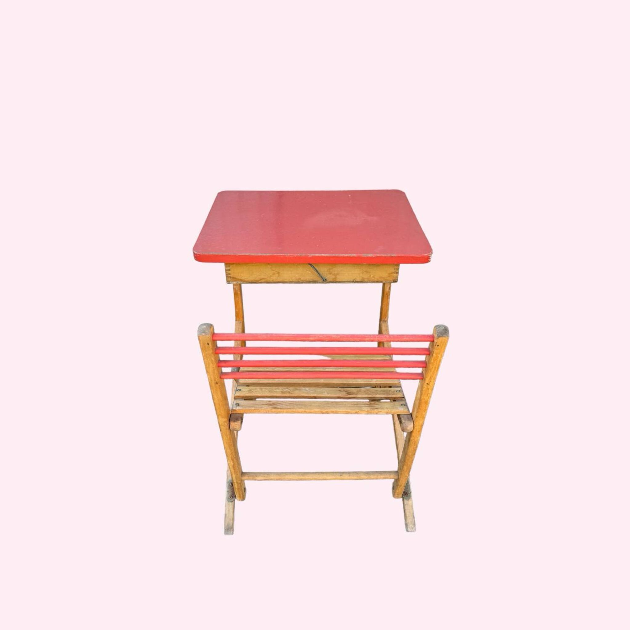Bureau d’écolier pliable Plideal, années 1960
