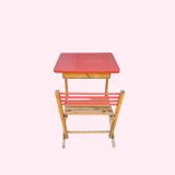 Plideal folding school desk, 1960s