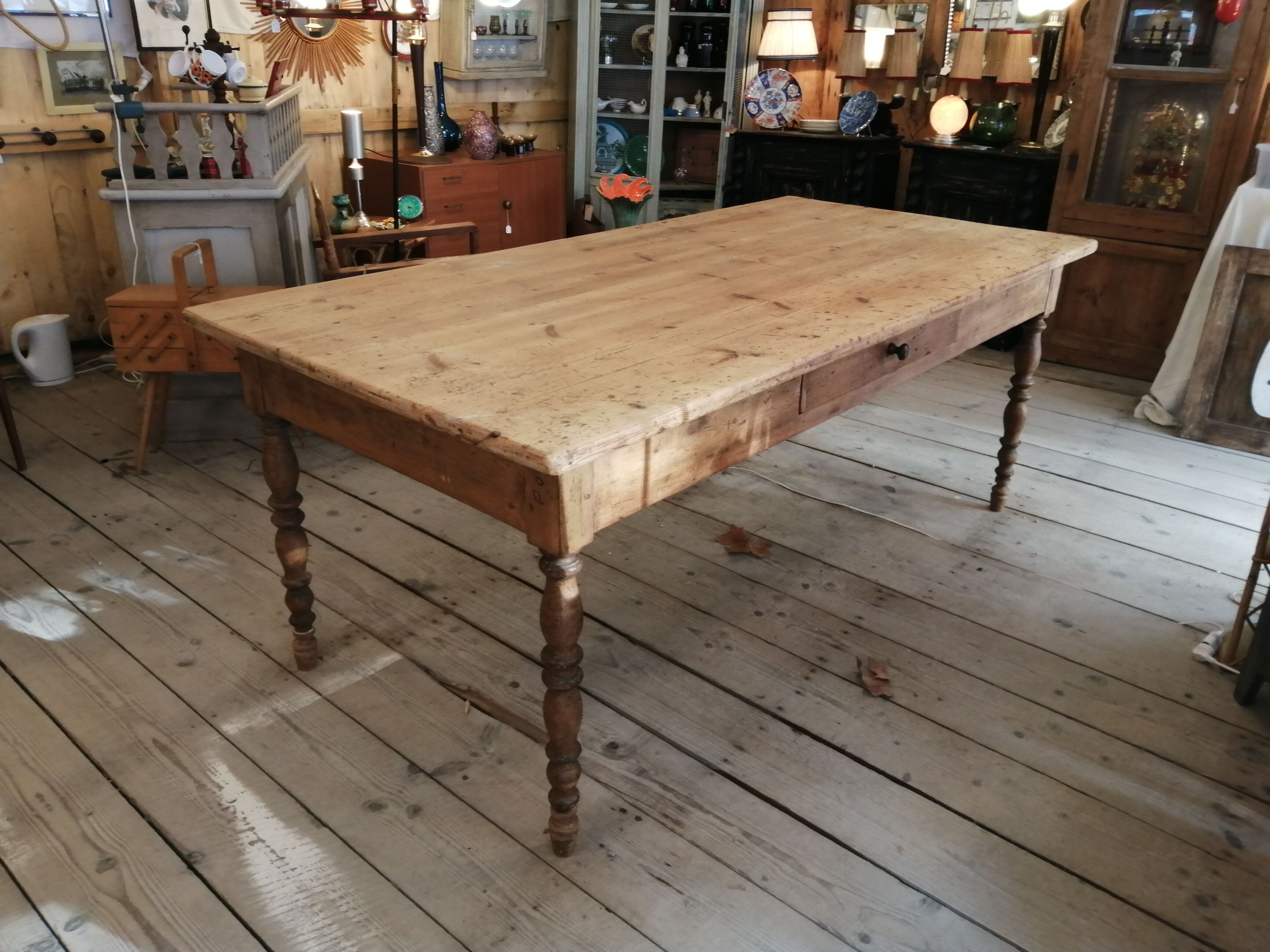 Table de ferme Louis Philippe 200x96