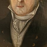 18th century, portrait of a man oil on canvas