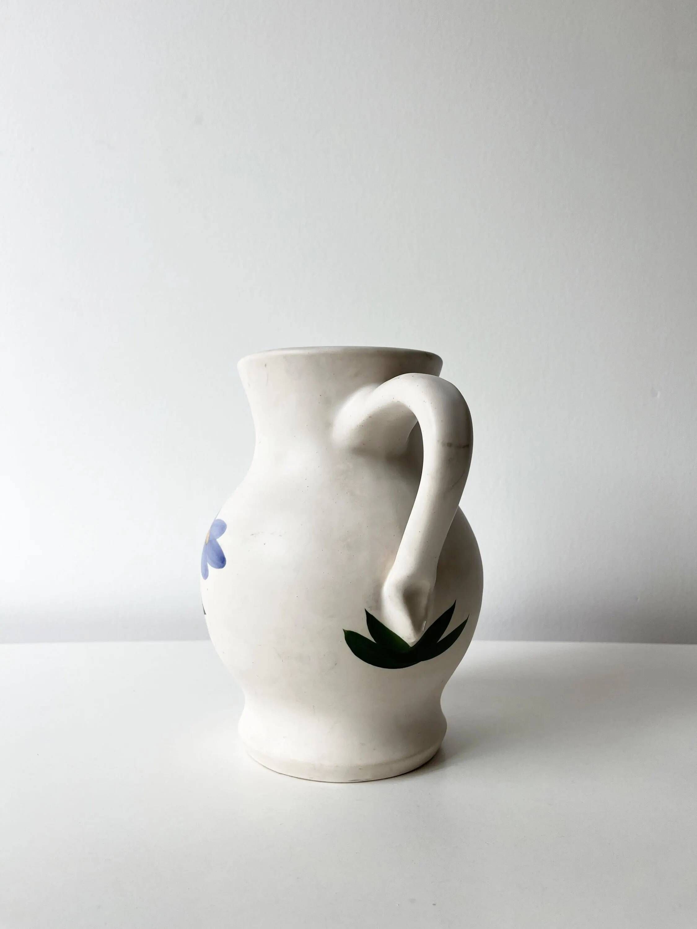 Ceramic carafe or jug 1960 Marais Pottery