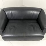 De Sede DS 47 dark brown neckleather 2-1/2 seats sofa