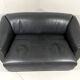 De Sede DS 47 dark brown neckleather 2-1/2 seats sofa