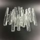 Hollywood regency ice glass sconce by J. T. Kalmar for Kalmar Franken, 1960s