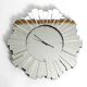Gigantic rare heavy Sunburst mirror wall clock from the 1970s | Ø 70 cm