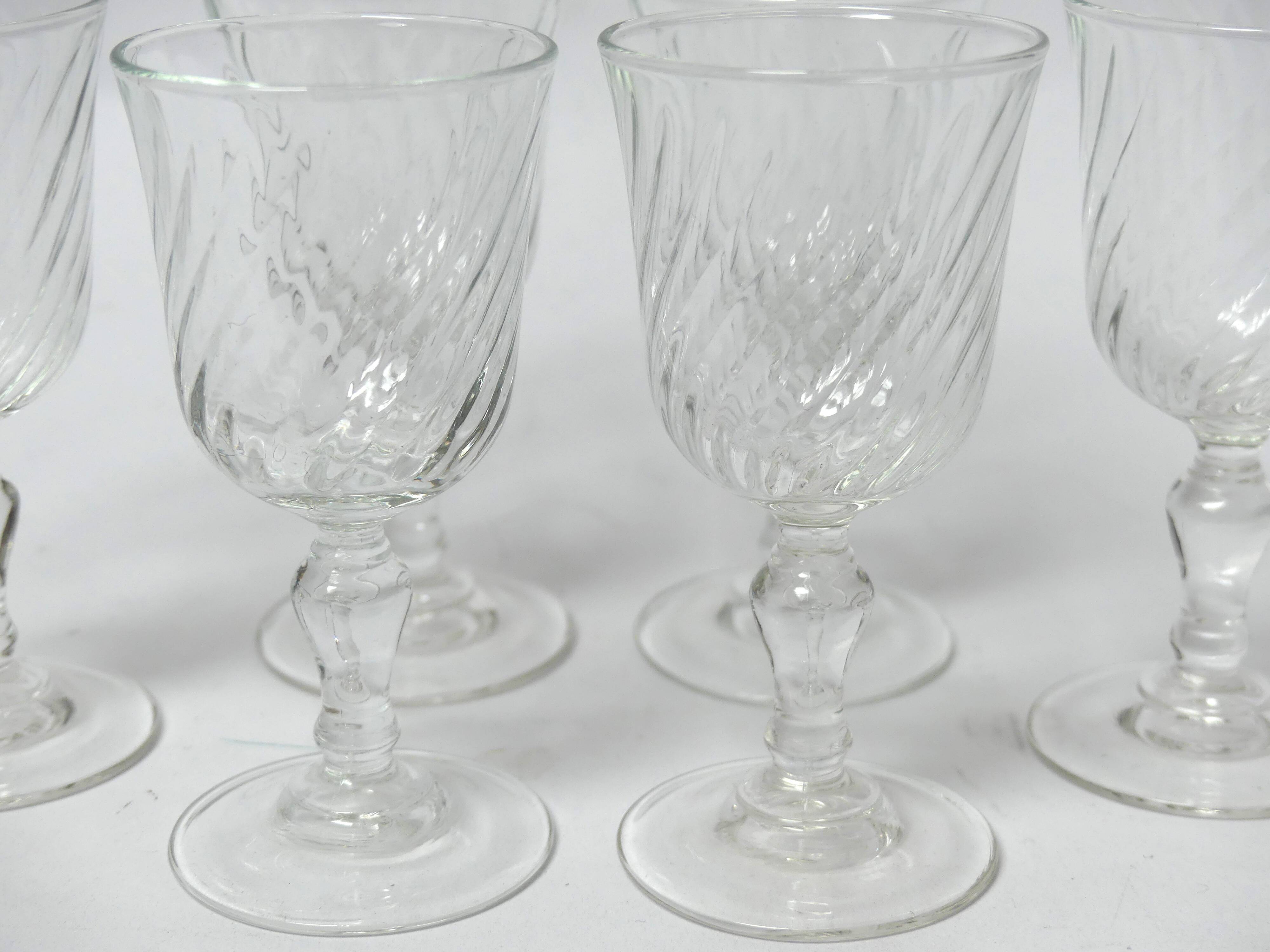 Luminarc liqueur glasses