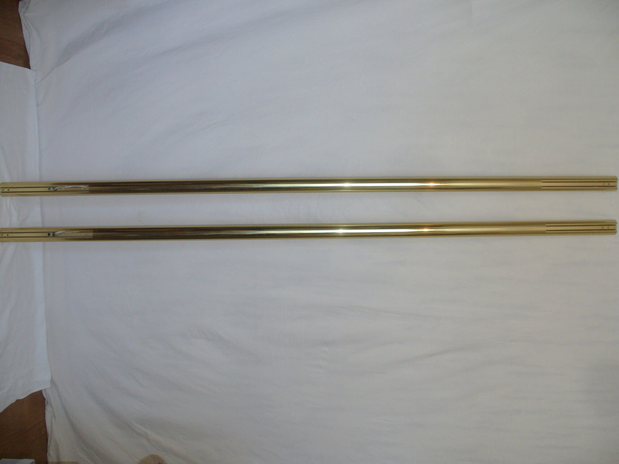 Pair of tubular ceiling lights 1970