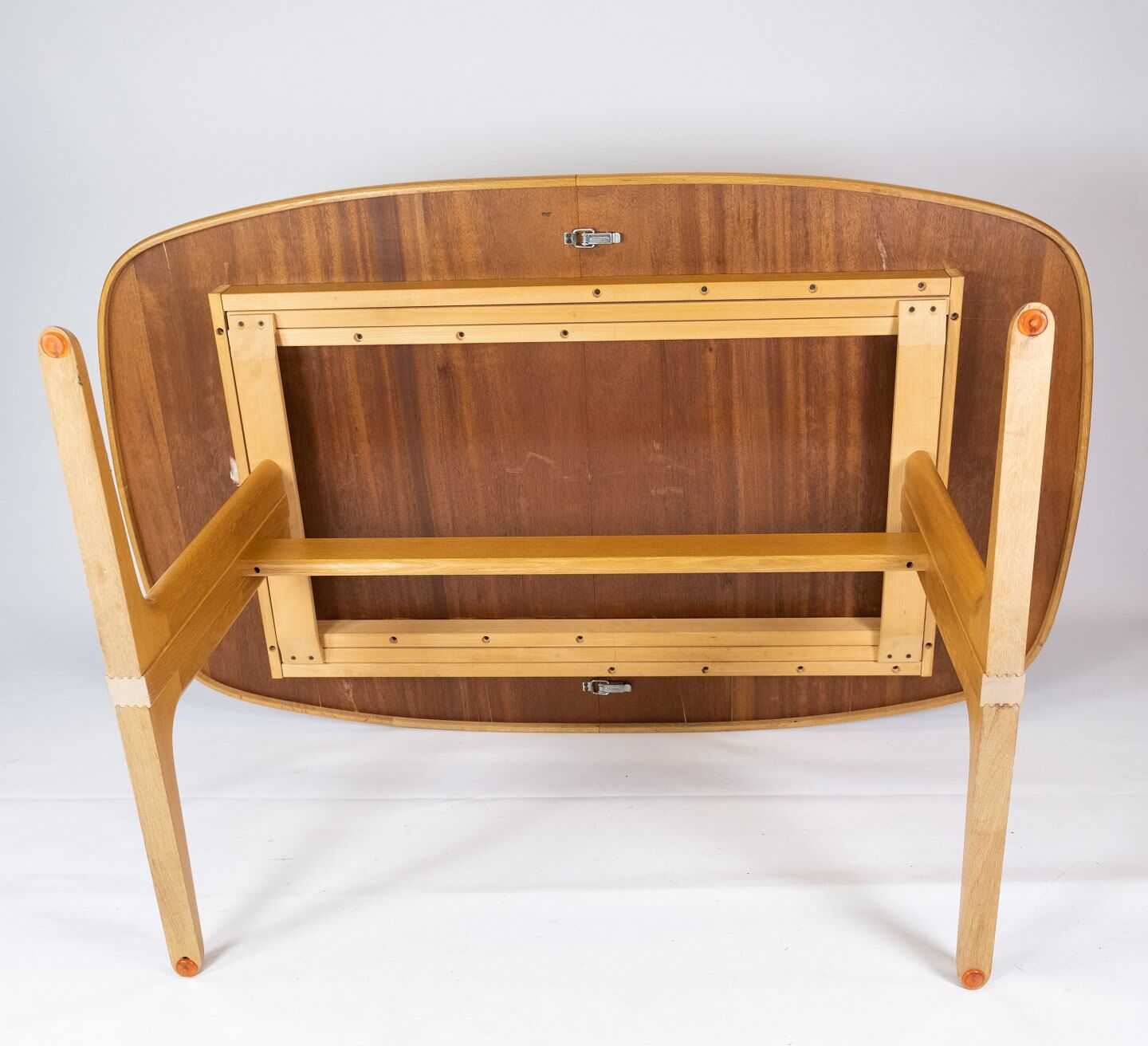 Dining table in oak of danish design manufactured by Skovby Furniture Factory from the 1960s.