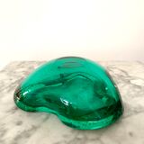 Murano bulicante green bowl