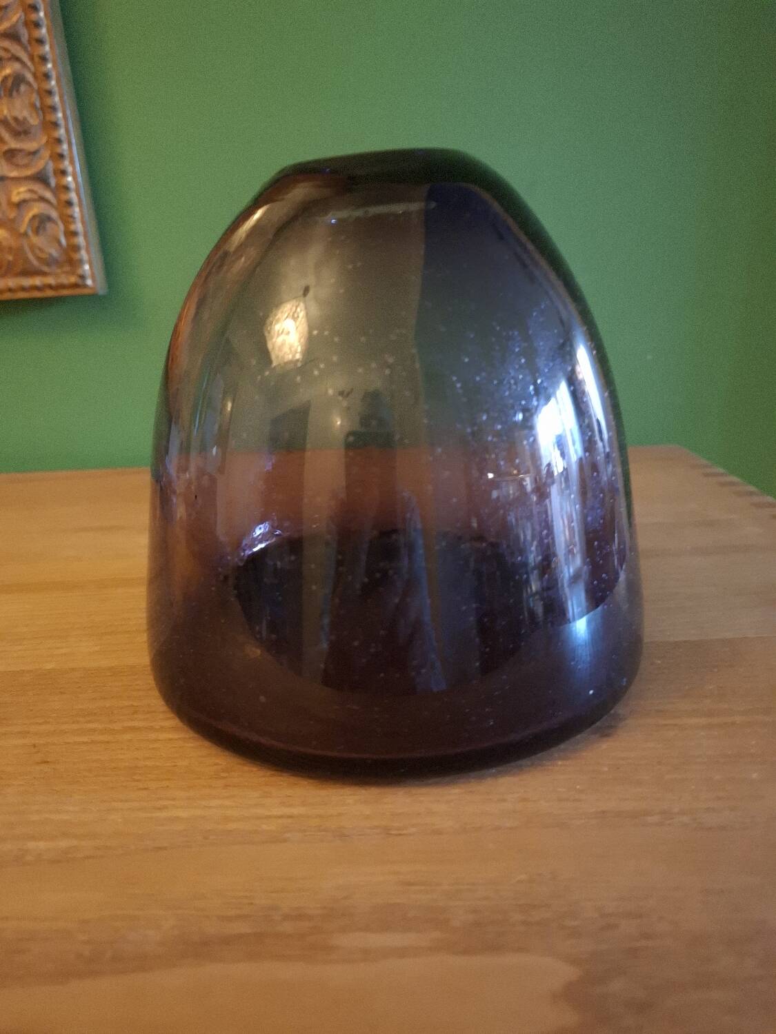 Blown glass vase