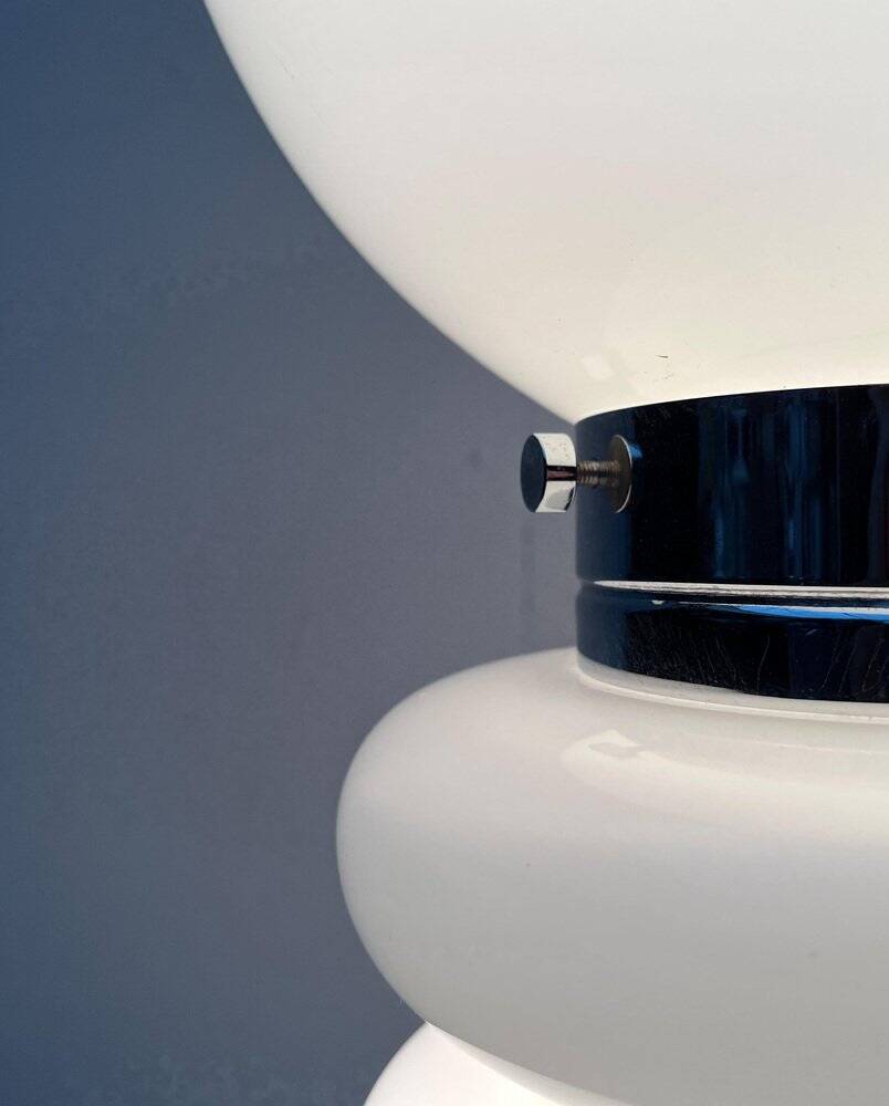 Space age glass table lamp from the mid-century by Carlo Nason for JBS, 1960s.