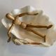 Large holy water clam shell on base - 34x25x11 cm - natural - 2600g