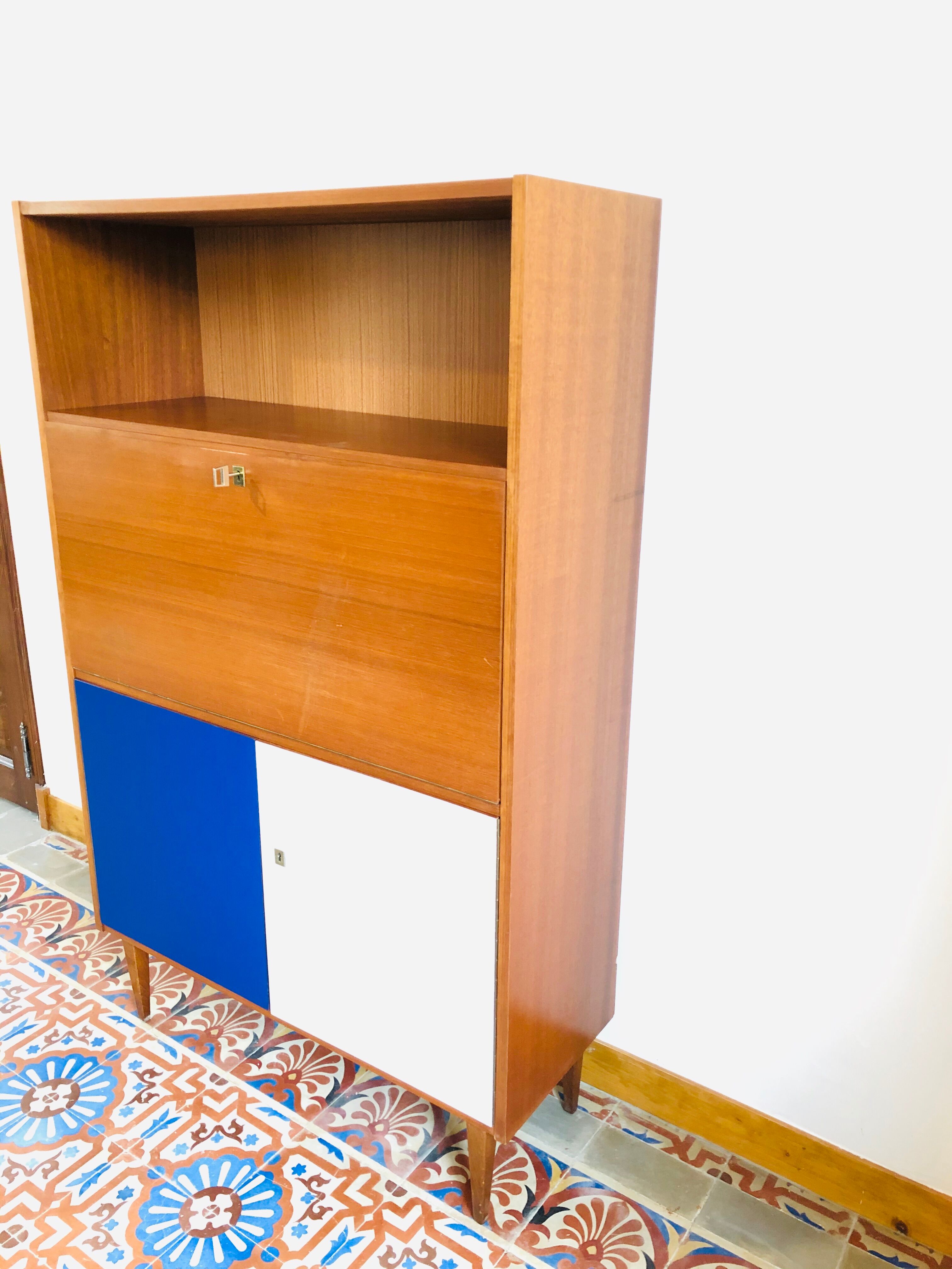 Vintage teak secretary 1960