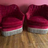 Living room with padded sofa plus two armchairs