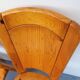 Set of 4 vintage chairs in pine from the 70s