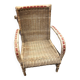 1920s rattan armchair