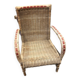 1920s rattan armchair