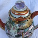 Porcelain teapot with Japanese decoration