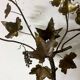 gold metal tree floor lamp Italy 1970s
