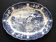 Large porcelain dish with blue décor
