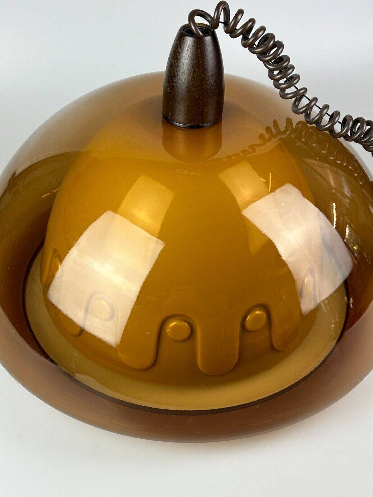 60s 70s ceiling lamp hanging lamp acrylic plastic metal space age design