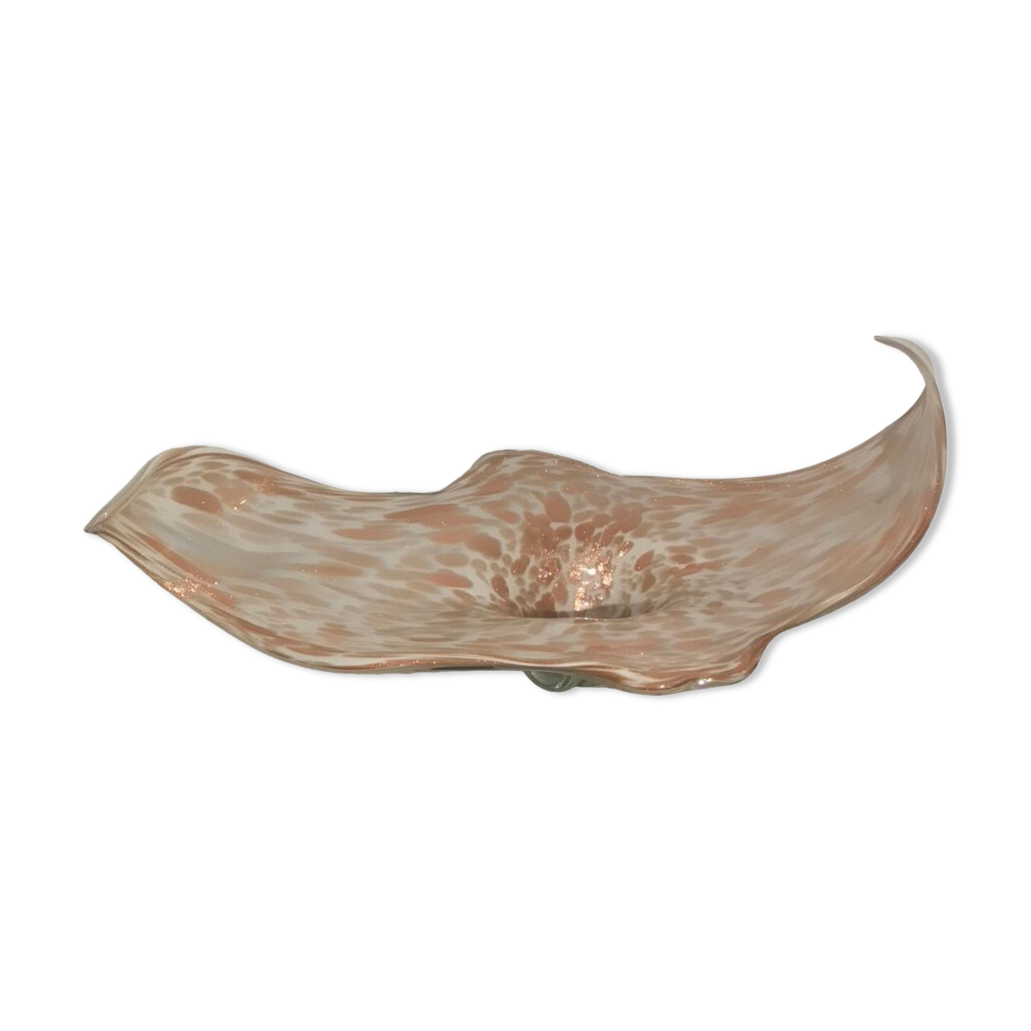 Glass cup by Fratelli and Toso in Murano