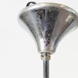 Chandelier ceiling light chrome steel 1970 vintage space age 70s seventies