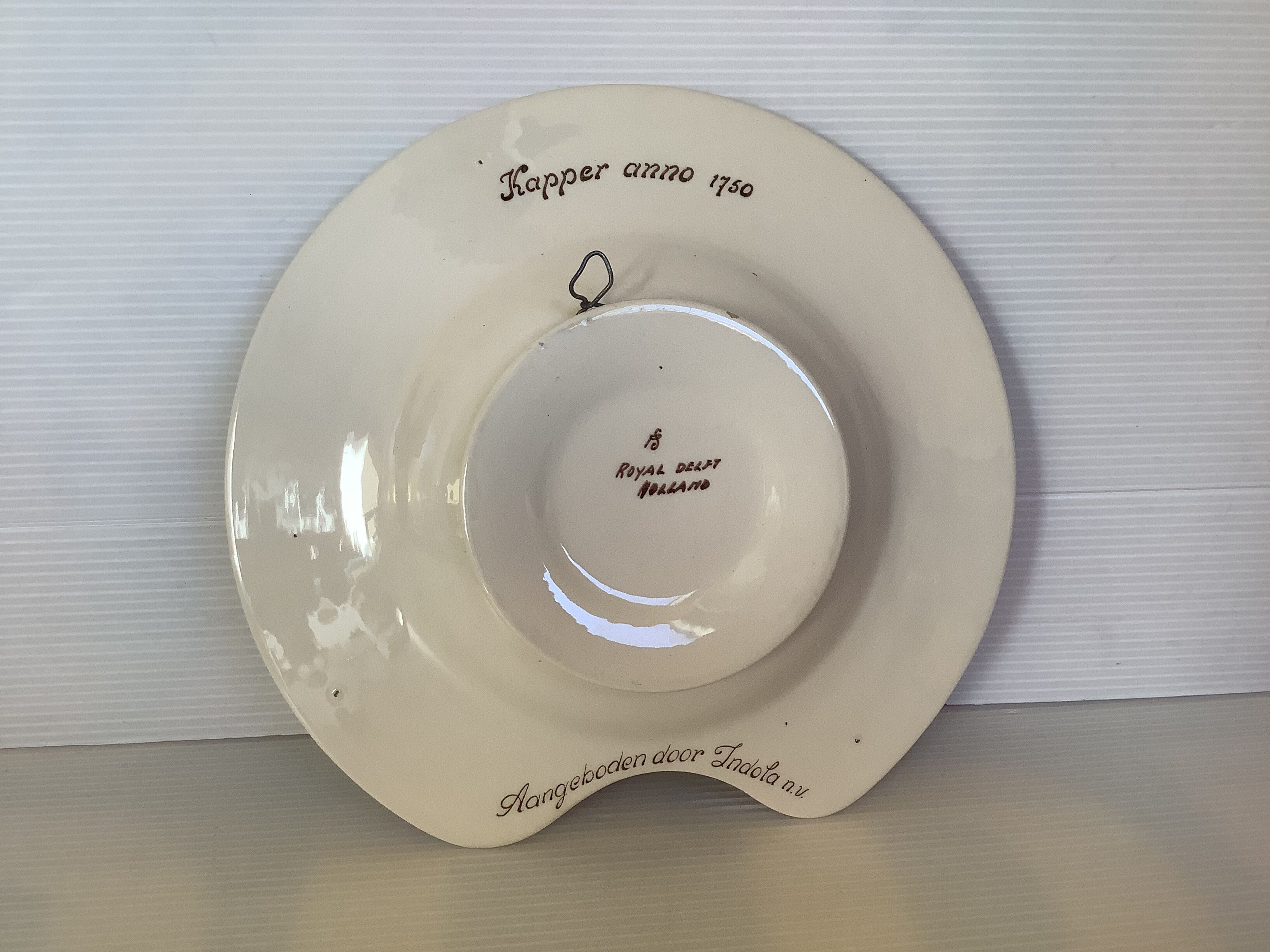 Royal Delft Holland barber shaving dish