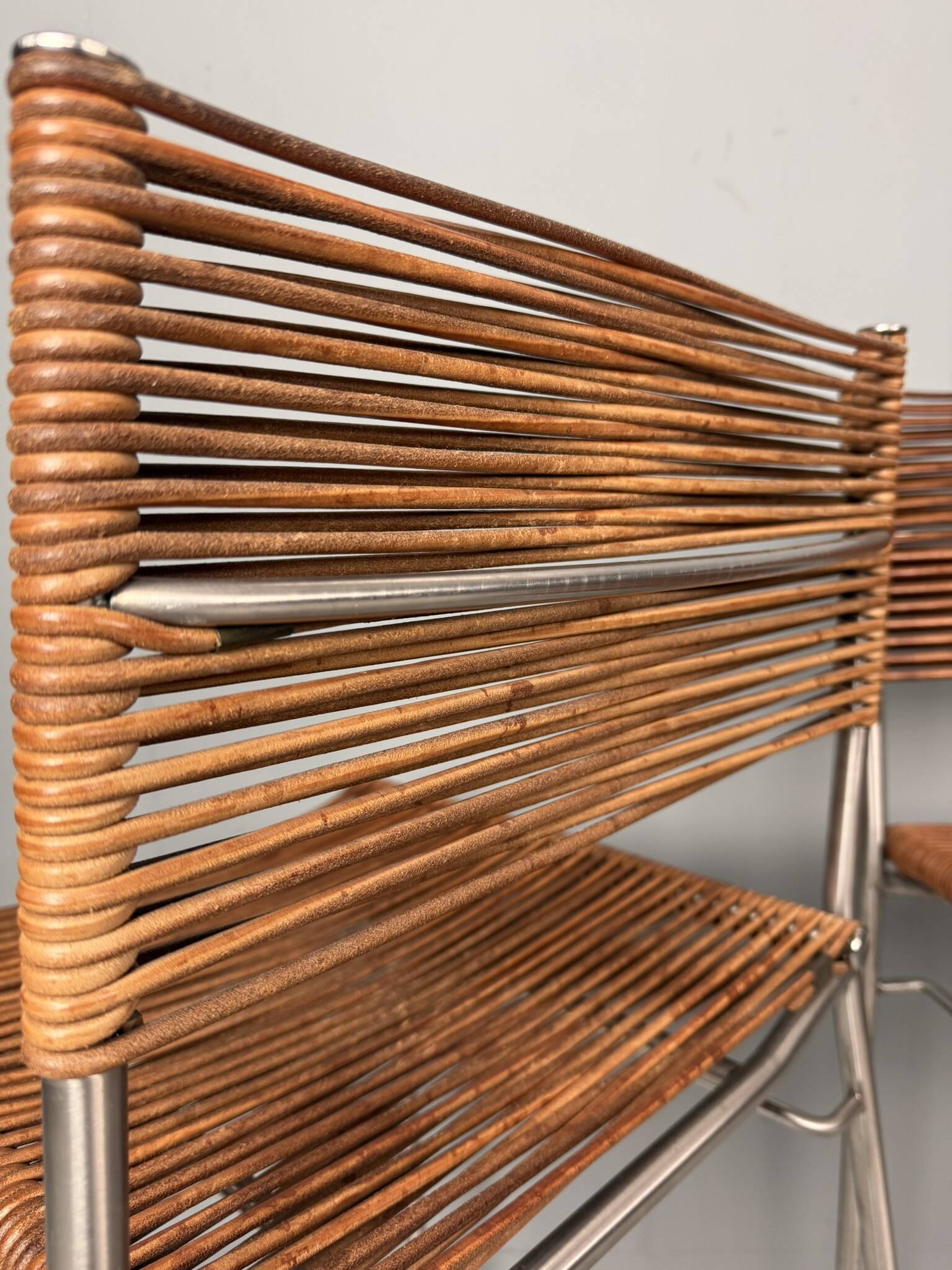 Ensemble de quatre tabourets de bar "Miss B", Tito Agnoli, Italie, 1997