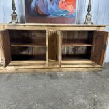 Raw pitch pine sideboard