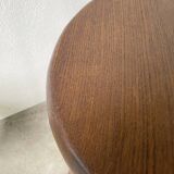 High tripod oak stool