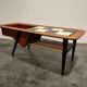 Vintage hidden bar coffee table by Alfred Hendrickx for Belfom, 1950s
